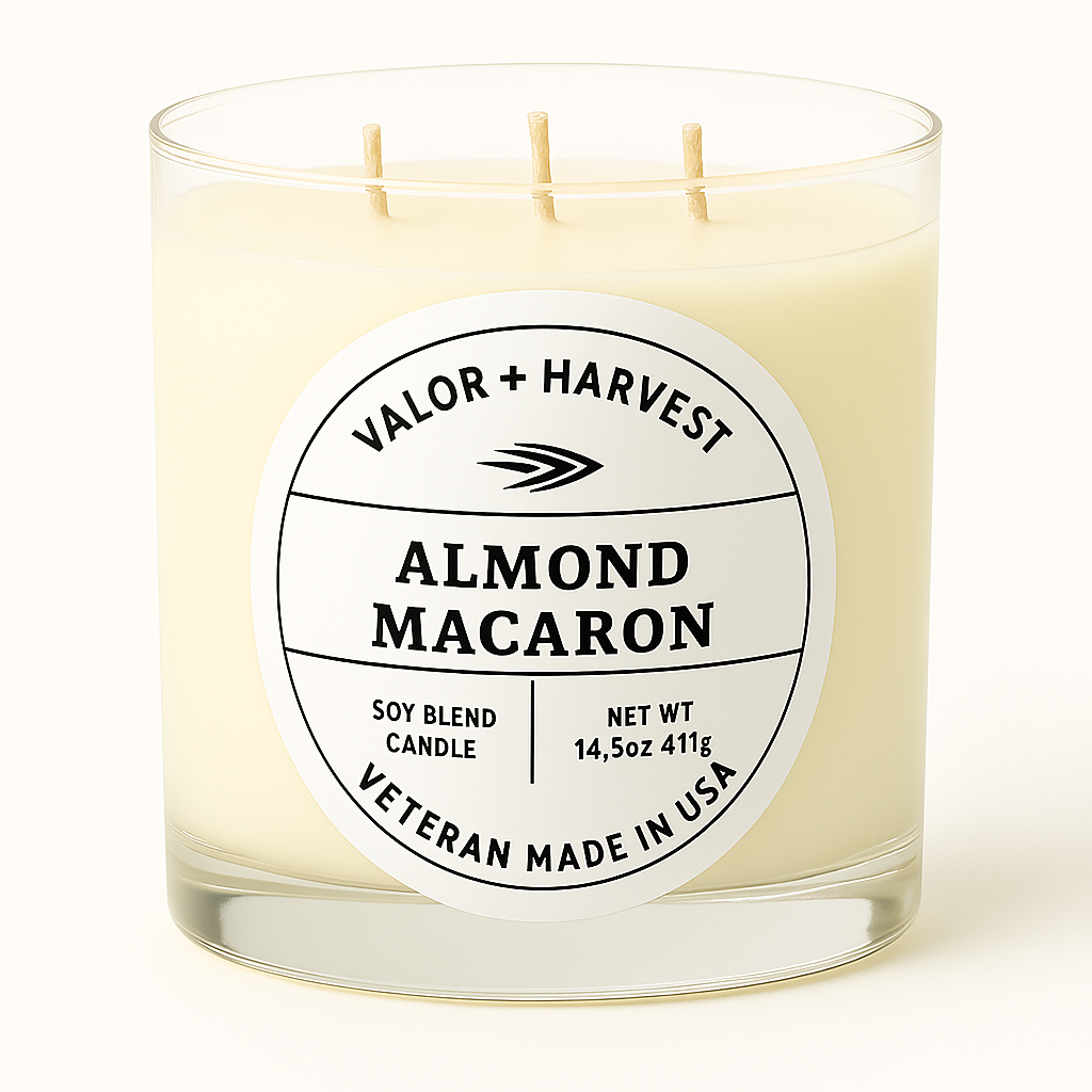 Almond Macaron 3 wick candle