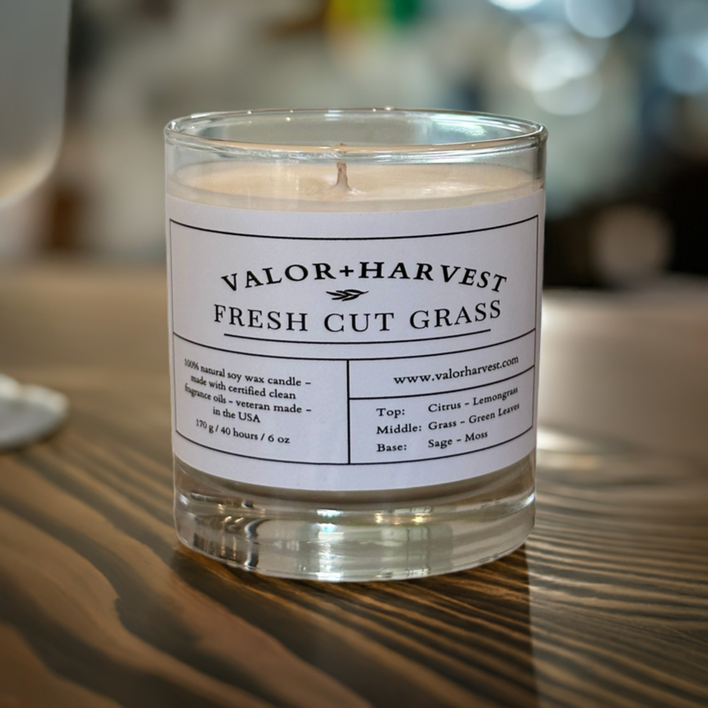 Fresh Cut Grass Candle - Front
