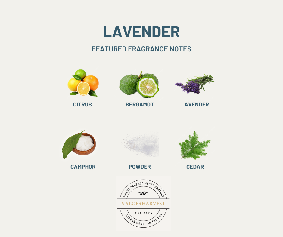 Lavender Scent Card - Front