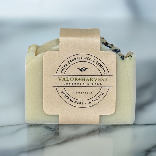 Soap - Lavender & Shea Front 