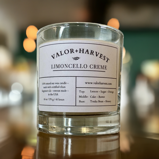 Limoncello Scented Candle - Front 