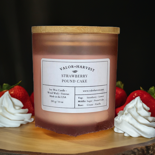Strawberry Pound Cake Candle